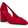 Anne Klein Women's Berkeley Block Heel Dress Pumps In Deep Red