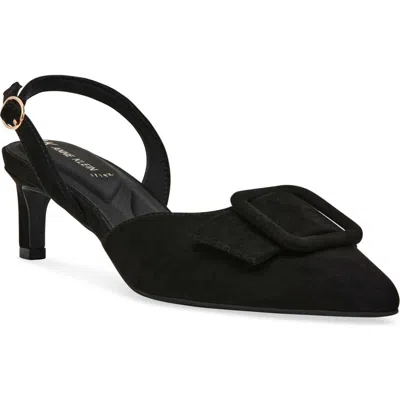 Anne Klein Women's Iva Pointed Toe Slingback Pumps In Black