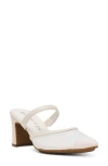 Anne Klein Beulah Pointed Toe Pump In Bone Mesh