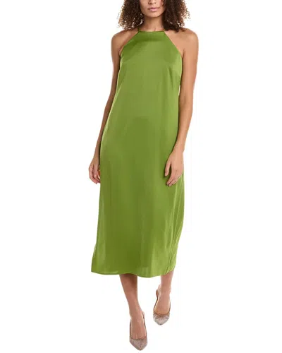 Anne Klein Bias Cut Slip Dress In Green