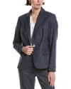 Anne Klein Blazer In Blue