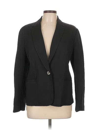 Pre-owned Anne Klein Blazer Jacket In Black