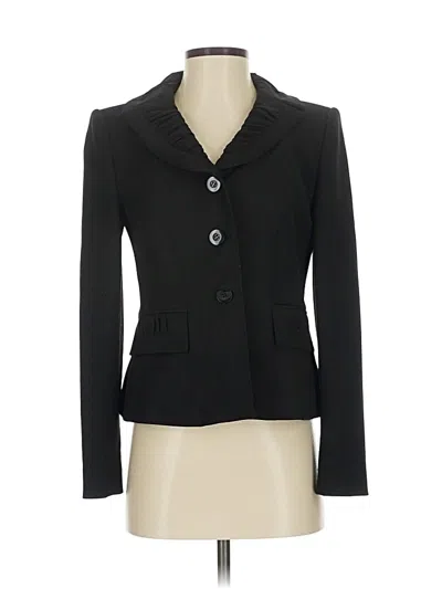 Pre-owned Anne Klein Blazer Jacket In Black