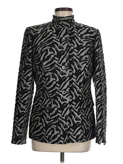Pre-owned Anne Klein Blazer Jacket In Black