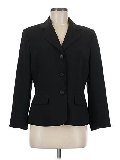 Pre-owned Anne Klein Blazer Jacket In Black
