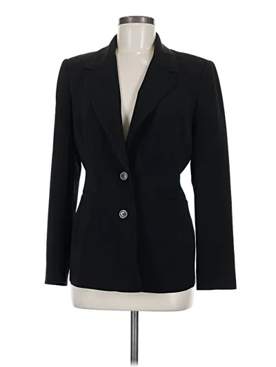 Pre-owned Anne Klein Blazer Jacket In Black