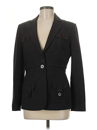 Pre-owned Anne Klein Blazer Jacket In Black