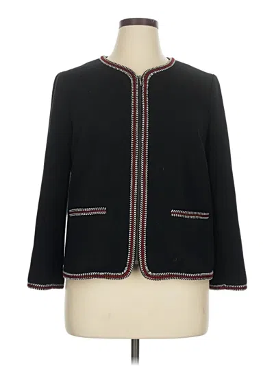 Pre-owned Anne Klein Blazer Jacket In Black