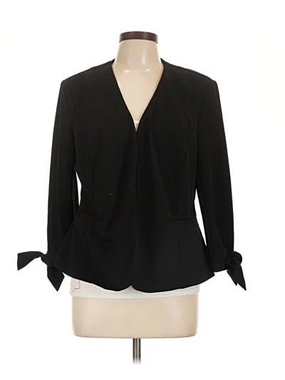 Pre-owned Anne Klein Blazer Jacket In Black