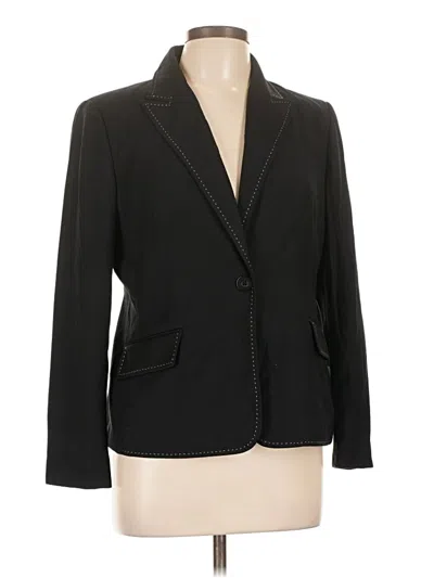 Pre-owned Anne Klein Blazer Jacket In Black