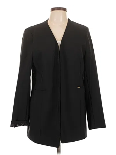 Pre-owned Anne Klein Blazer Jacket In Black