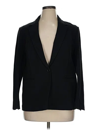 Pre-owned Anne Klein Blazer Jacket In Black