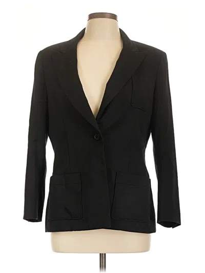 Pre-owned Anne Klein Blazer Jacket In Black