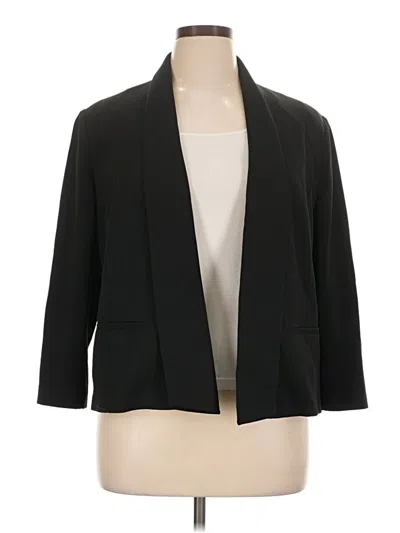 Pre-owned Anne Klein Blazer Jacket In Black
