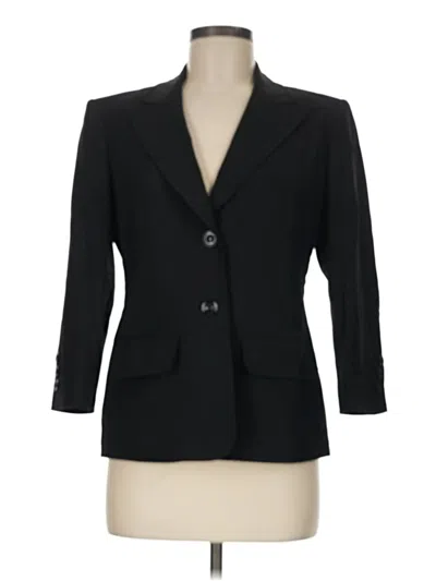 Pre-owned Anne Klein Blazer Jacket In Black