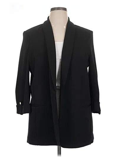Pre-owned Anne Klein Blazer Jacket In Black