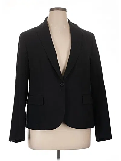 Pre-owned Anne Klein Blazer Jacket In Black
