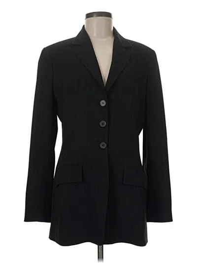 Pre-owned Anne Klein Blazer Jacket In Black