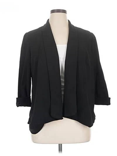 Pre-owned Anne Klein Blazer Jacket In Black