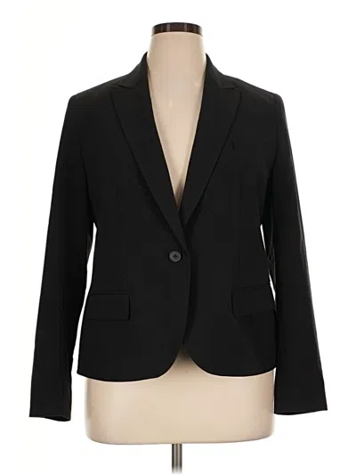 Pre-owned Anne Klein Blazer Jacket In Black