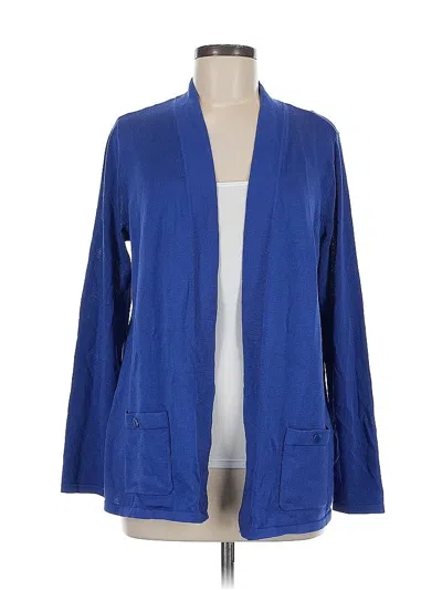 Pre-owned Anne Klein Blazer Jacket In Blue
