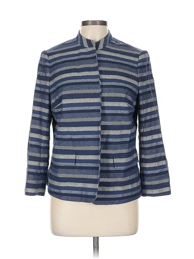Pre-owned Anne Klein Blazer Jacket In Blue