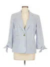 Anne Klein Blazer Jacket In Blue