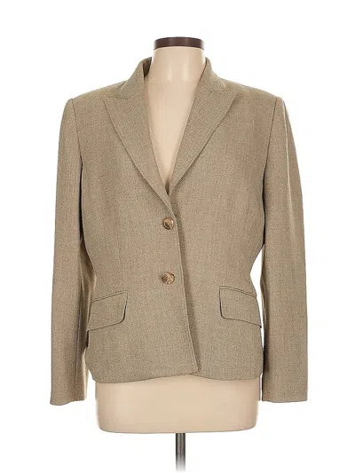 Pre-owned Anne Klein Blazer Jacket In Brown