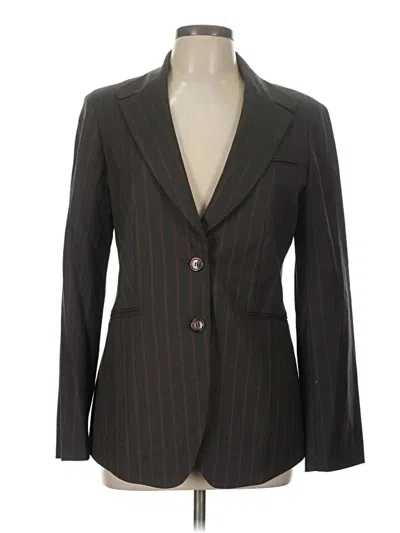 Pre-owned Anne Klein Blazer Jacket In Brown