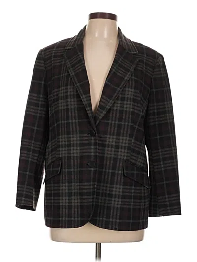 Pre-owned Anne Klein Blazer Jacket In Brown