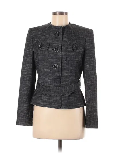Pre-owned Anne Klein Blazer Jacket In Gray