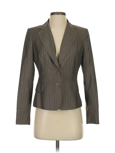 Pre-owned Anne Klein Blazer Jacket In Gray