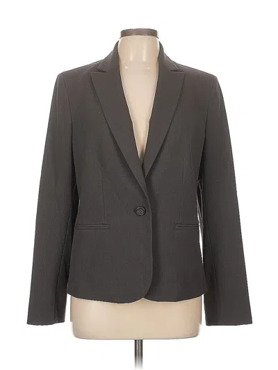Pre-owned Anne Klein Blazer Jacket In Gray