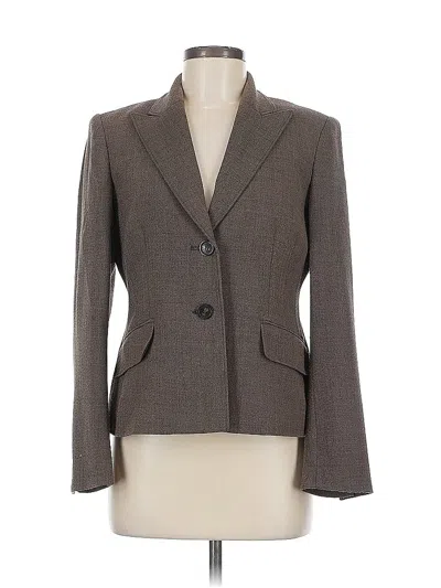 Pre-owned Anne Klein Blazer Jacket In Gray