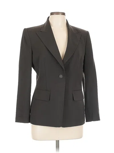 Pre-owned Anne Klein Blazer Jacket In Gray
