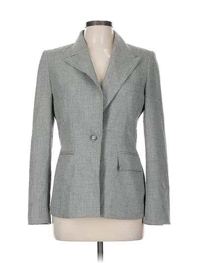 Pre-owned Anne Klein Blazer Jacket In Gray
