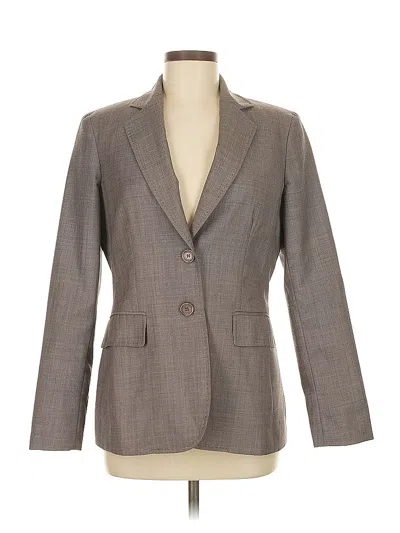 Pre-owned Anne Klein Blazer Jacket In Gray