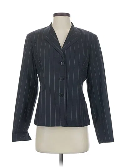 Pre-owned Anne Klein Blazer Jacket In Gray