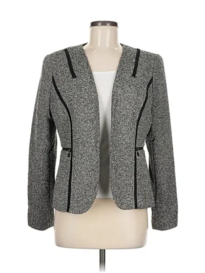 Pre-owned Anne Klein Blazer Jacket In Gray
