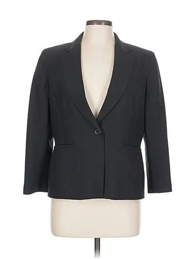 Pre-owned Anne Klein Blazer Jacket In Gray
