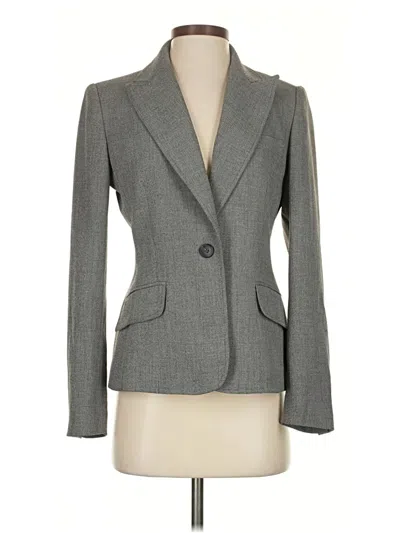 Pre-owned Anne Klein Blazer Jacket In Gray