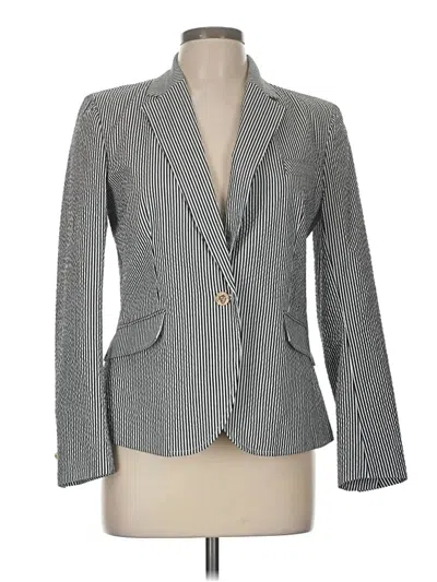 Pre-owned Anne Klein Blazer Jacket In Gray