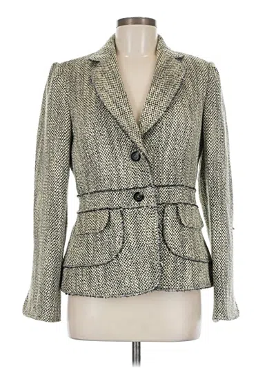Pre-owned Anne Klein Blazer Jacket In Gray