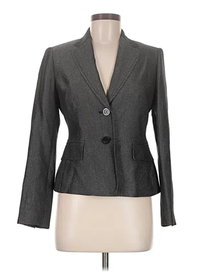 Pre-owned Anne Klein Blazer Jacket In Gray