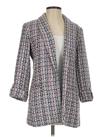 Pre-owned Anne Klein Blazer Jacket In Gray