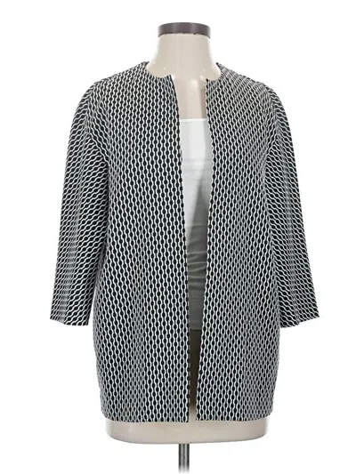Pre-owned Anne Klein Blazer Jacket In Gray