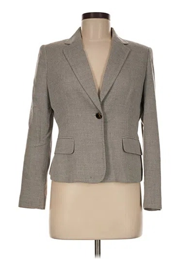 Pre-owned Anne Klein Blazer Jacket In Gray