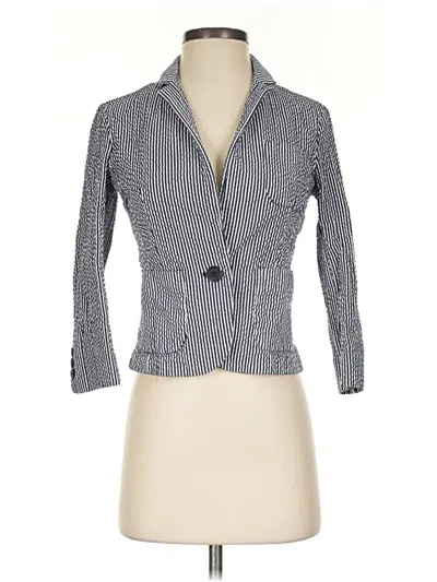 Pre-owned Anne Klein Blazer Jacket In Gray