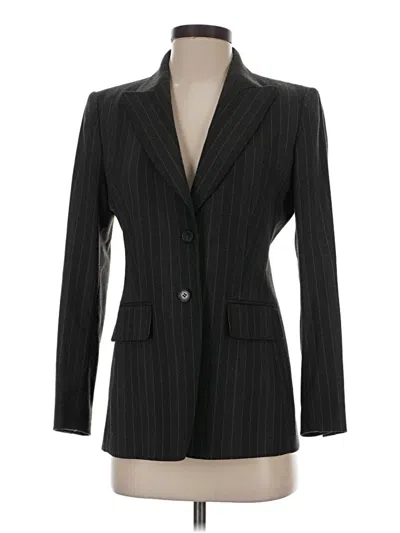 Pre-owned Anne Klein Blazer Jacket In Gray