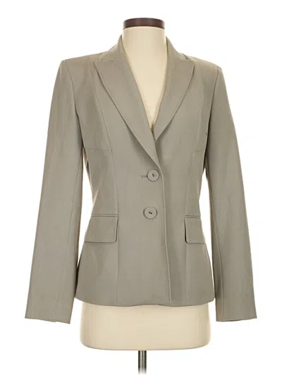 Pre-owned Anne Klein Blazer Jacket In Gray